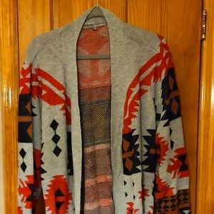Absolutely Famous Cardigan Sweater Size 3x Aztec